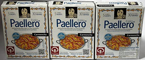 Würzmittel für Paella la Carmencita (Packung mit 3) von Paellero