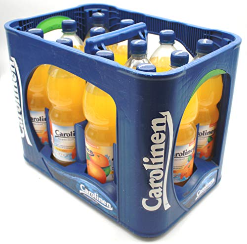 Carolinen Orangen Limonade, 12er Kiste (12 x 1 L) PET-DPG EINWEG von Carolinen