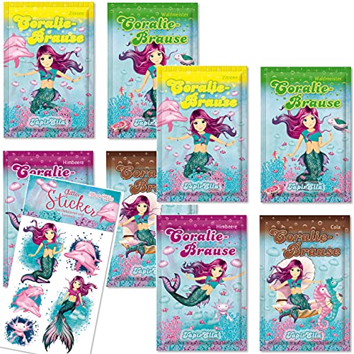 * 8x MEERJUNGFRAU BRAUSE + GLITTER-STICKER * ┃ NEU 2021 ┃ Mitgebsel Kindergeburtstag ┃ Süßigkeiten mit 4 Geschmäcker ┃ Hersteller aus Deutschland ┃ Kinder lieben diese Nixen Brause * 8x MEERJUNGFRAU BRAUSE + GLITTER-STICKER * ┃ NEU 2021 ┃ Mitgebsel Kindergeburtstag ┃ Süßigkeiten mit 4 Geschmäcker ┃ Hersteller aus Deutschland ┃ Kinder lieben diese Nixen Brause von Carpeta