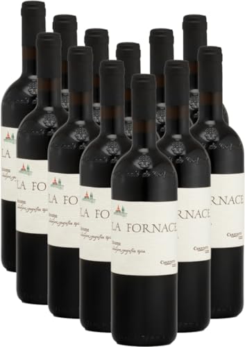 La Fornace Rosso Toscano IGT Carpineto Rotwein 12 x 0,75l VINELLO - 12 x Weinpaket inkl. kostenlosem VINELLO.weinausgießer von Carpineto