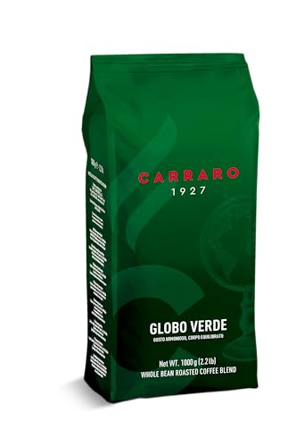Carraro Globo Verde 1kg Bohne - 50% Arabica / 50% Robusta von Carraro