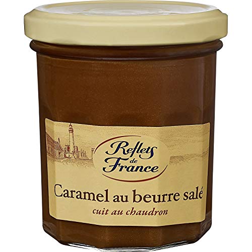 2 Gläser Caramel au beurre salé REFLETS DE FRANCE le bocal de 210g Gesalzenes Butterkaramell… von Carrefour