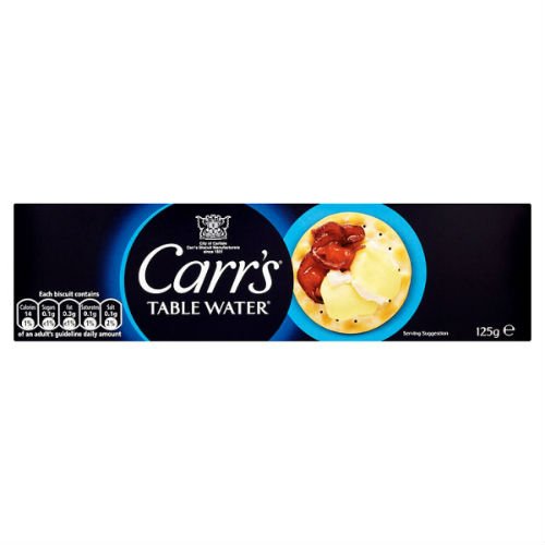 Carr's Table Water Savoury Kekse, 125 g, 12 Stück von Carrs