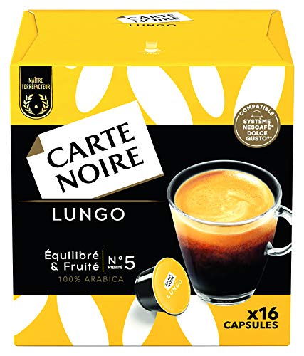 Carte Noire Lungo 128 G – Kapseln kompatibel mit dem System Nescafé Dolce Gusto* von Carte Noire
