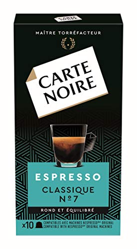 Carte Noire nespresso-kapseln kompatibel Schwarz Card 7 Espresso Klassische 10 Boxen - 100 kapseln Carte Noire nespresso-kapseln kompatibel Schwarz Card 7 Espresso Klassische 10 Boxen - 100 kapseln von Carte Noire