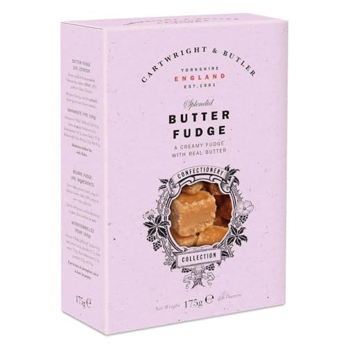 Cartwright & Butler Butter Fudge in carton, Weichkaramell mit Butter, 1er Pack (1 x ) von Cartwright & Butler