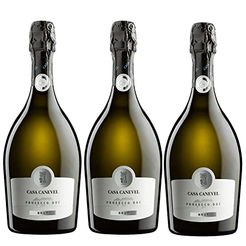 Casa Canevel brut Prosecco Schaumwein Italien DOC I Versanel Paket (3 x 0,75l) von Casa Canevel