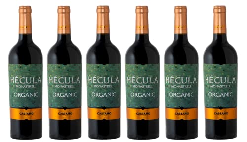 6x 0,75l (OHK) - 2022er - Bodegas Castaño - Hécula - Tinto - in 6er-Holzkiste - Yecla D.O.P. - Spanien - Rotwein lieblich von Casa Carmela