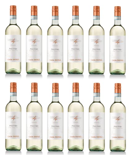 12x 0,75l - Casa Defrà - "4 Generazioni" - Pinot Grigio - Veneto D.O.P. - Italien - Weißwein trocken 12x 0,75l - Casa Defrà - "4 Generazioni" - Pinot Grigio - Veneto D.O.P. - Italien - Weißwein trocken von Casa Defrà "4 Generazioni"
