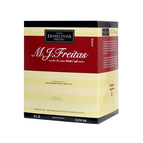 M.J.Freitas, Vinho de Mesa Tinto, 5 Liter (Rotwein aus Portugal, Vinho de Mesa) Castelao Frances von Casa Ermelinda Freitas