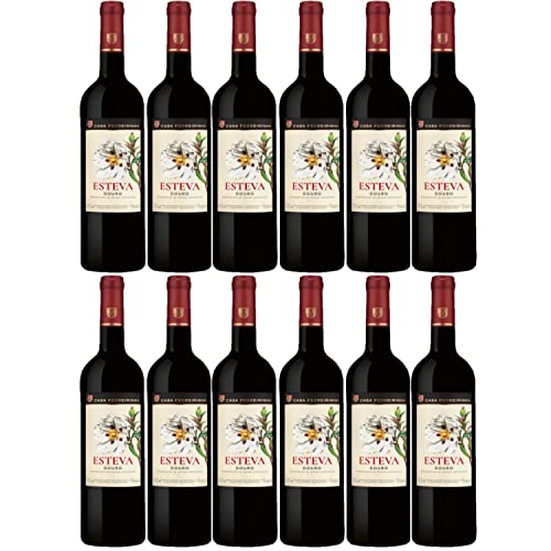 Casa Ferreirinha Esteva Douro Rotwein portugiesischer Wein trocken DOP Portugal I Versanel Paket (12 x 0,75l) von Casa Ferreirinha