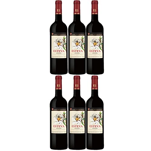 Casa Ferreirinha Esteva Douro Rotwein portugiesischer Wein trocken DOP Portugal I Versanel Paket (6 x 0,75l) von Casa Ferreirinha