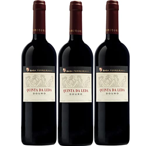 Casa Ferreirinha Quinta da Leda Douro Rotwein Wein trocken DOP I Versanel Paket (3 Flaschen) von Casa Ferreirinha
