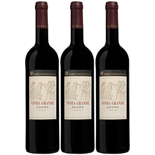 Casa Ferreirinha Vinha Grande Douro Rotwein Wein trocken DOP Portugal I Versanel Paket (3 Flaschen) von Casa Ferreirinha