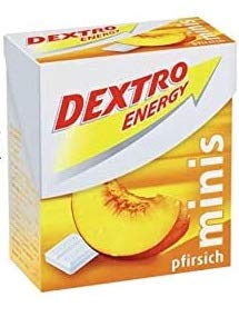 Dextro Energy Minis Pfirsich (12x 50g Pakung) von Casa Fiesta Importhaus Wilms Impuls