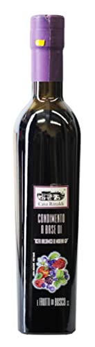 Casa Rinaldi - Lebensmittelwürze auf Basis von "Balsamico di Modena IGP", Geschmack nach Waldfrüchten, Dichte von 1.30, 250 ml Flasche von Casa Rinaldi