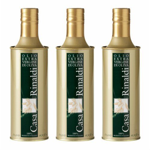 3x Casa Rinaldi Olivenöl 100% italienisch 'Extra natives Olivenöl' Blechdose, 500 ml von Casa Rinaldi