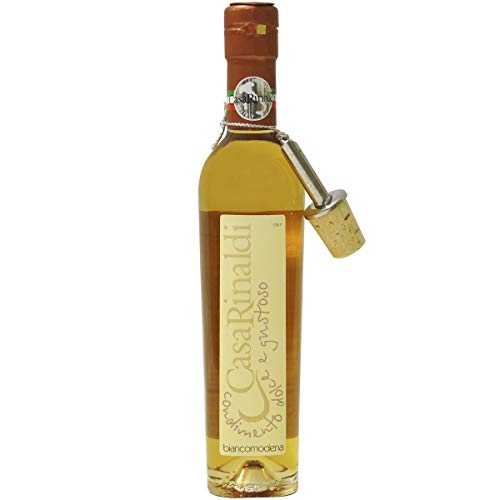 Casa Rinaldi - Weißer Balsamico-Essig, würziger, fruchtiger und süßlicher Geschmack, 250 ml Packung von Casa Rinaldi