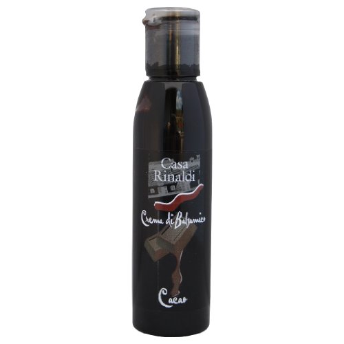 Casa Rinaldi - Creme mit Balsamico di Modena IGP, Geschmacklich mit Kakao aromatisiert, Süßer Geschmack, 150 ml Flasche von Casa Rinaldi
