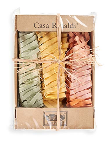 Casa Rinaldi Pizzi Tricolore All'Uova - Geschenkpackung (1 x 500 g) von Casa Rinaldi