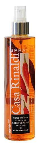 Casa Rinaldi - Lebensmittelwürze mit Extra Nativem Olivenöl und Chili, Pikanter und charakteristischer Geschmack, 250 ml Flasche Casa Rinaldi - Lebensmittelwürze mit Extra Nativem Olivenöl und Chili, Pikanter und charakteristischer Geschmack, 250 ml Flasche von Casa Rinaldi