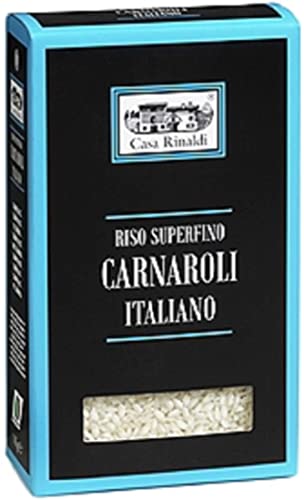 Casa Rinaldi - Carnaroli Reis, Großkorn, ideal für erste Gänge wie Risotto und Reissalate, neutraler Geschmack, 1 kg Packung von Casa Rinaldi
