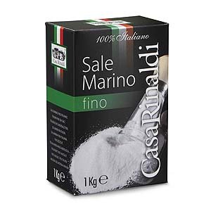 Casa Rinaldi Sale Marino Fino / Meersalz fein 1 kg. von Casa Rinaldi