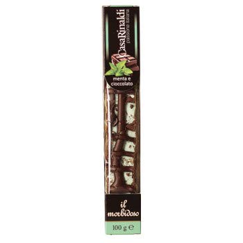 Casa Rinaldi Soft Nougat Riegel mit Minze und Schokolade 100g von Casa Rinaldi