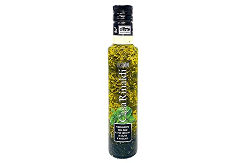 Natives Olivenöl extra, aromatisiert mit Basilikum 250 ml. - Casa Rinaldi von Casa Rinaldi