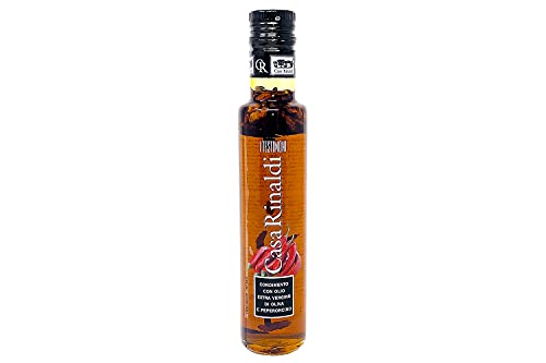 Natives Olivenöl extra mit Chilischote 250 ml. - Casa Rinaldi Natives Olivenöl extra mit Chilischote 250 ml. - Casa Rinaldi von Casa Rinaldi