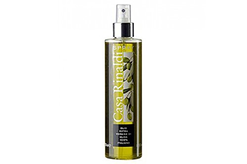 Casa Rinaldi - Würze mit Extra Nativem Olivenöl Spray, 100% italienische Oliven, Fruchtiger, bitterer und scharfer Geschmack, 250 ml Flasche von Casa Rinaldi