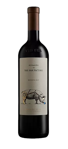 "Alexander vs The Ham Factory" Ribera del Duero Riserva 2015 von Casa Rojo
