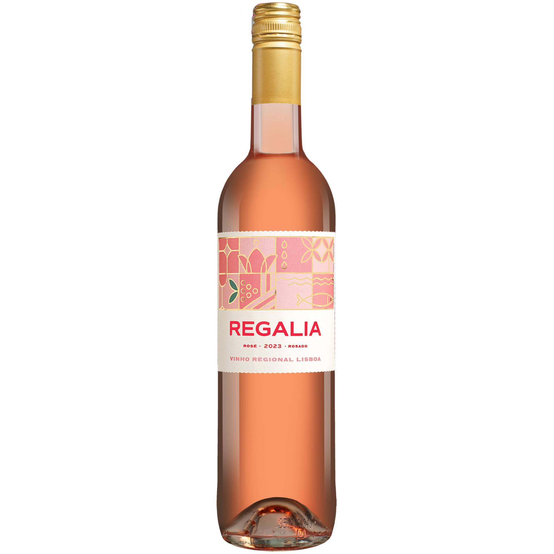 Regalia Rosé 2023  0.75L 9.5% Vol. Roséwein Halbtrocken aus Portugal von Casa Santos Lima