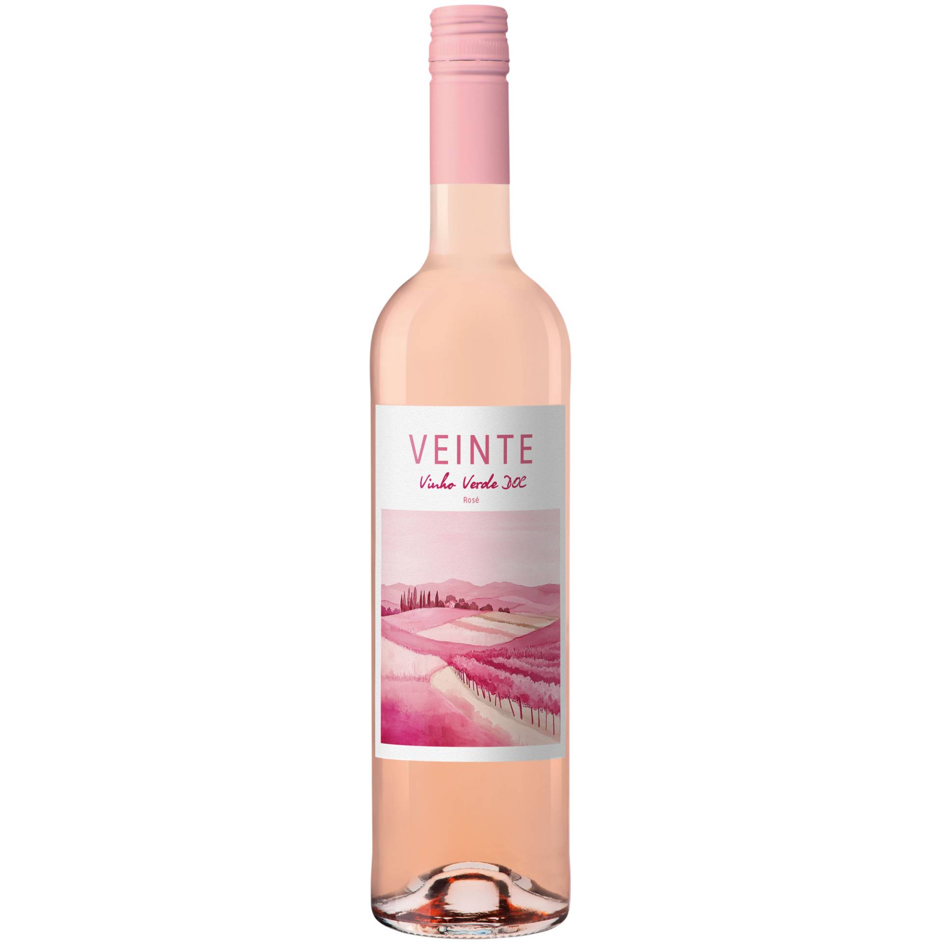 Veinte Vinho Verde Rosé 2024 0.75L 9% Vol. Roséwein Halbtrocken aus Spanien Veinte Vinho Verde Rosé 2024 0.75L 9% Vol. Roséwein Halbtrocken aus Spanien von Casa Santos Lima