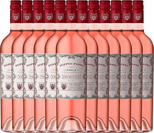 12er Weinpaket Rosé - Doppio Passo Rosato 2018 - CVCB mit VINELLO.weinausgießer | Roséwein halbtrocken | italienischer Sommerwein aus Apulien | 12 x 0,75 Liter 12er Weinpaket Rosé - Doppio Passo Rosato 2018 - CVCB mit VINELLO.weinausgießer | Roséwein halbtrocken | italienischer Sommerwein aus Apulien | 12 x 0,75 Liter von Casa Vinicola Carlo Botter