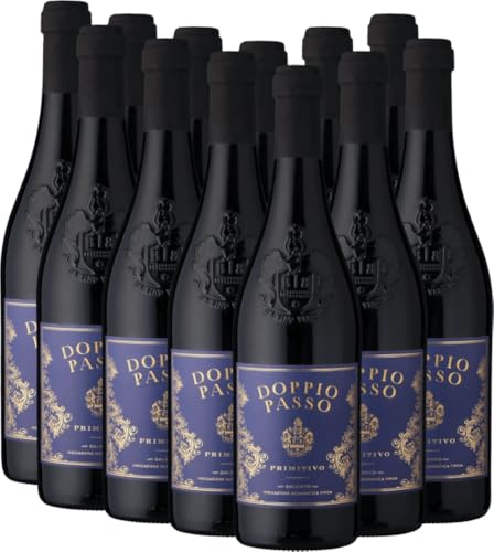 Doppio Passo Primitivo Salento Carlo Botter Rotwein 12 x 0,75l VINELLO - 12 x Weinpaket inkl. kostenlosem VINELLO.weinausgießer Doppio Passo Primitivo Salento Carlo Botter Rotwein 12 x 0,75l VINELLO - 12 x Weinpaket inkl. kostenlosem VINELLO.weinausgießer von Casa Vinicola Carlo Botter