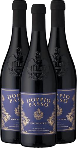 Doppio Passo Primitivo Salento Carlo Botter Rotwein 3 x 0,75l VINELLO - 3 x Weinpaket inkl. kostenlosem VINELLO.weinausgießer Doppio Passo Primitivo Salento Carlo Botter Rotwein 3 x 0,75l VINELLO - 3 x Weinpaket inkl. kostenlosem VINELLO.weinausgießer von Casa Vinicola Carlo Botter