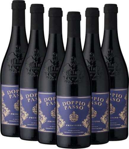 Doppio Passo Primitivo Salento Carlo Botter Rotwein 6 x 0,75l VINELLO - 6 x Weinpaket inkl. kostenlosem VINELLO.weinausgießer Doppio Passo Primitivo Salento Carlo Botter Rotwein 6 x 0,75l VINELLO - 6 x Weinpaket inkl. kostenlosem VINELLO.weinausgießer von Casa Vinicola Carlo Botter