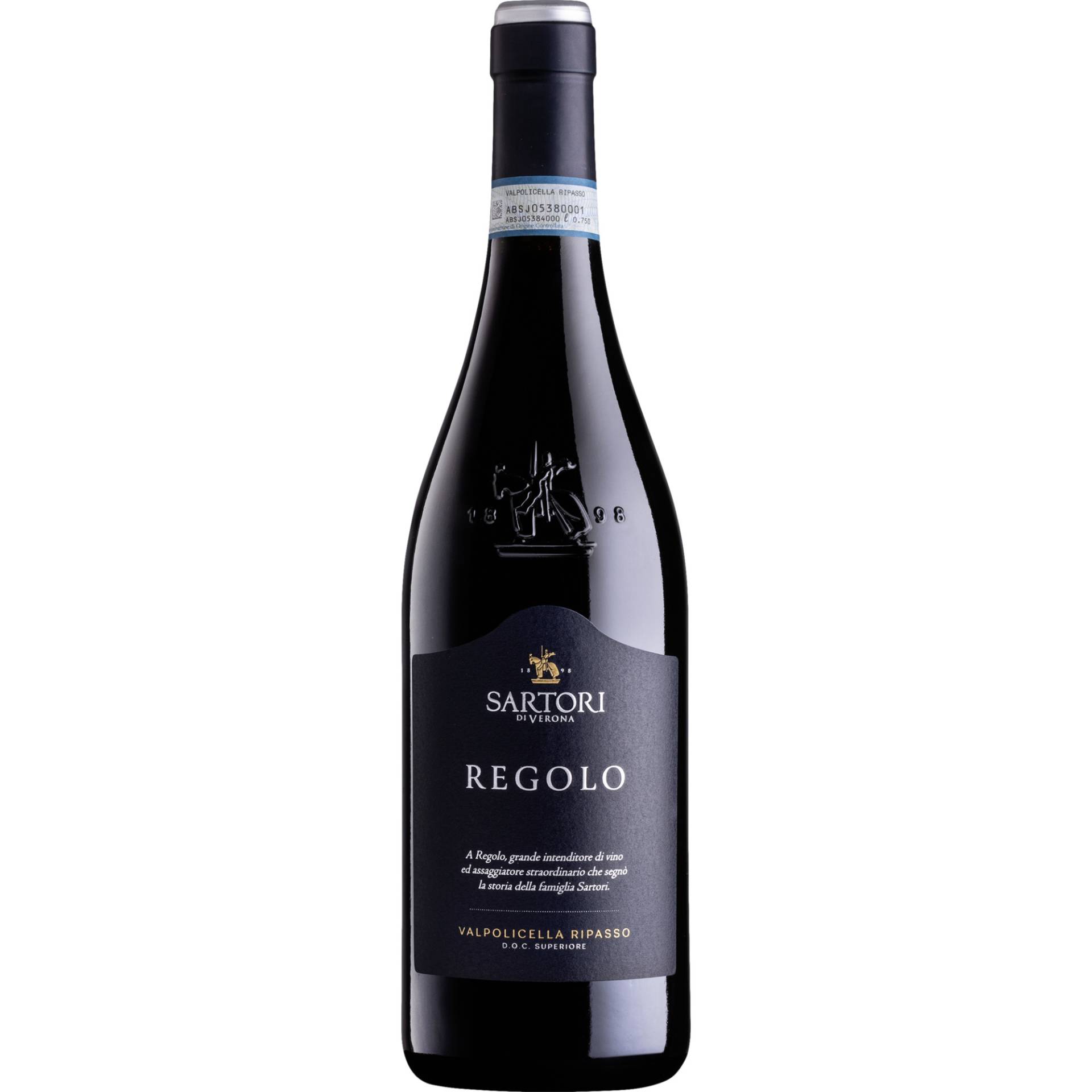 Regolo Valpolicella Ripasso Classico Superiore, Valpolicella Ripasso Classico Superiore DOC, Venetien, 2021, Rotwein Regolo Valpolicella Ripasso Classico Superiore, Valpolicella Ripasso Classico Superiore DOC, Venetien, 2021, Rotwein von Casa Vinicola Sartori S.p.a., Via Casette 4, 37024 Negrar, Italy