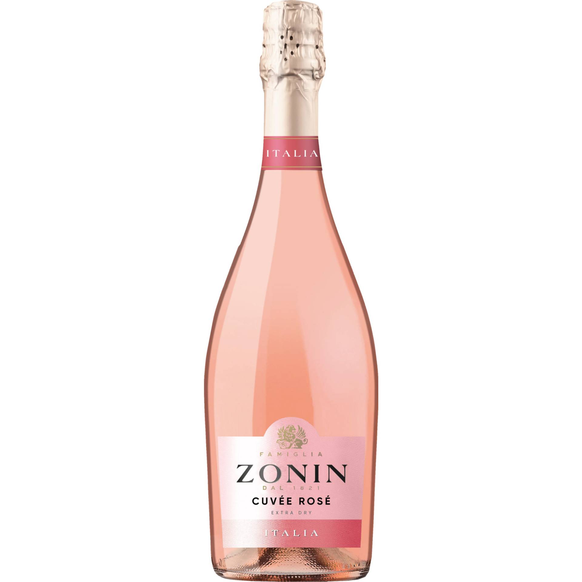 Zonin Cuvee Rosé Spumante, Brut, Vino Spumante, Venetien, Schaumwein von Casa Vinicola Zonin S.P.A.-  Gambellara -  Italia