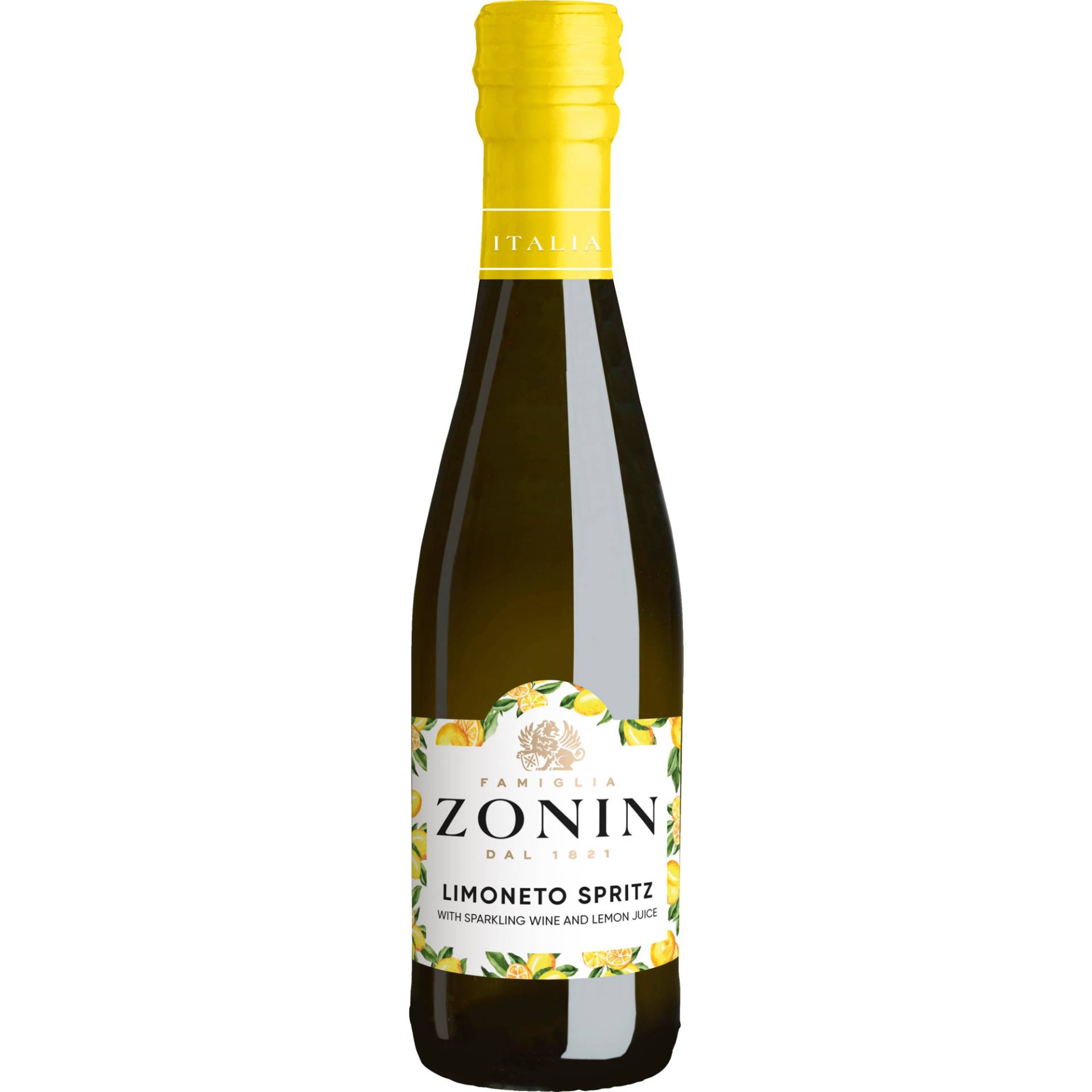 Zonin Limoneto Spritz, Aromatisiertes schaumweinhaltiges Getränk, 0,20 L, Venetien, Schaumwein von Casa Vinicola Zonin S.P.A.-  Gambellara -  Italia