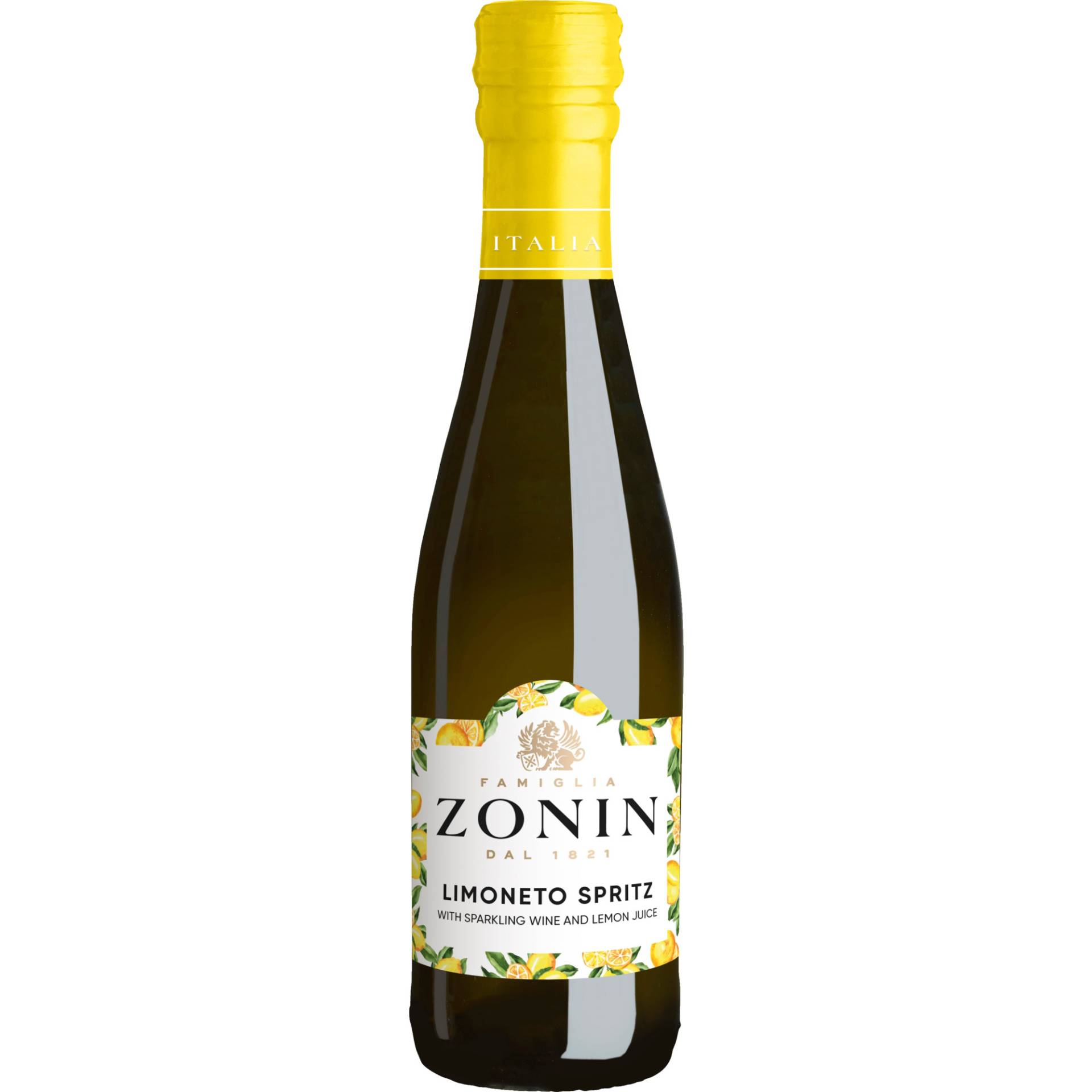 Zonin Limoneto Spritz, Aromatisiertes schaumweinhaltiges Getränk, 0,20 L, Venetien, Schaumwein Zonin Limoneto Spritz, Aromatisiertes schaumweinhaltiges Getränk, 0,20 L, Venetien, Schaumwein von Casa Vinicola Zonin S.P.A.- Gambellara - Italia