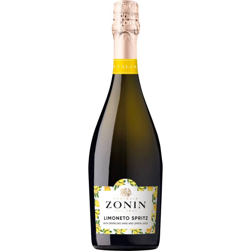 Zonin Limoneto Spritz, Aromatisiertes schaumweinhaltiges Getränk, Venetien, Schaumwein von Casa Vinicola Zonin S.P.A.-  Gambellara -  Italia