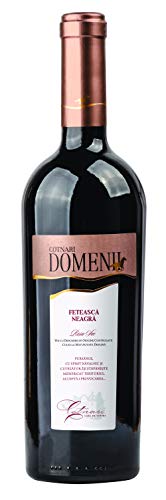 Casa de Vinuri Cotnari | DOMENII Feteasca Neagra - Rotwein trocken aus Rumänien | 0.75 L DOC-CT von Casa de Vinuri Cotnari