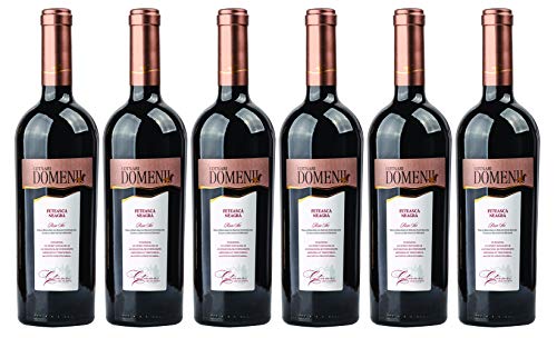 Casa de Vinuri Cotnari | DOMENII Feteasca Neagra - Rotwein trocken aus Rumänien | Weinpaket 6 x 0.75 L DOC-CT von Casa de Vinuri Cotnari