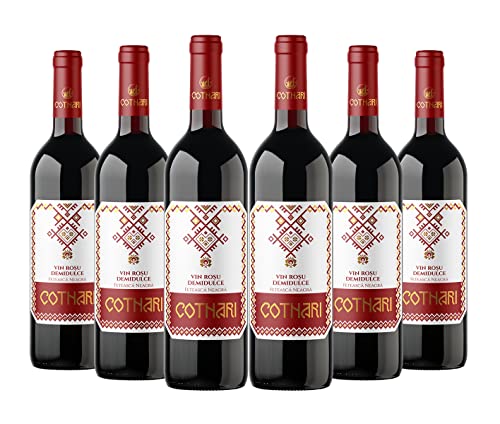 Casa de Vinuri Cotnari | Feteasca Neagra - Rotwein lieblich aus Rumänien | Weinpaket 6 x 0.75 L DOC-CMD von Casa de Vinuri Cotnari