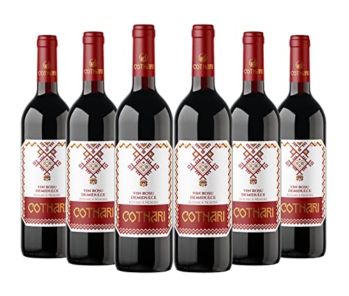 Casa de Vinuri Cotnari | Feteasca Neagra - Rotwein lieblich aus Rumänien | Weinpaket 6 x 0.75 L DOC-CMD Casa de Vinuri Cotnari | Feteasca Neagra - Rotwein lieblich aus Rumänien | Weinpaket 6 x 0.75 L DOC-CMD von Casa de Vinuri Cotnari