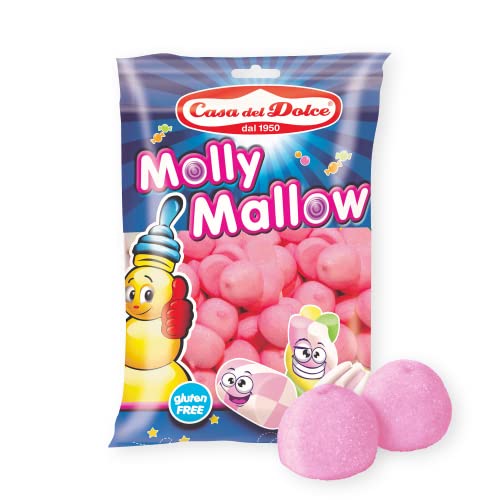 CASA DEL DOLCE Molly Mallow Golf Rosa, Marshmallow Sfuso, Confezione da 900 Grammi, Made in Italy, Senza Glutine, Idee Regalo per Compleanni e Feste von Casa del Dolce