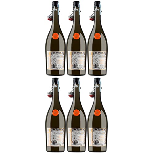 Casa di Malia Prosecco Frizzante Biowein vegan Schaumwein DOC Italien (6 Flaschen) von GREAT BRITISH TRADING LIMITED