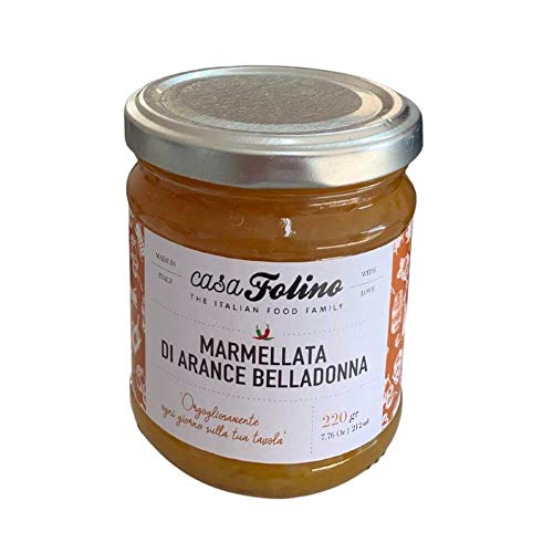 Marmelade von Orance Belladonna 250 g - Casafolino - köstliche Marmelade mit einzigartigen Orangen - Made in Italy. von Casafolino